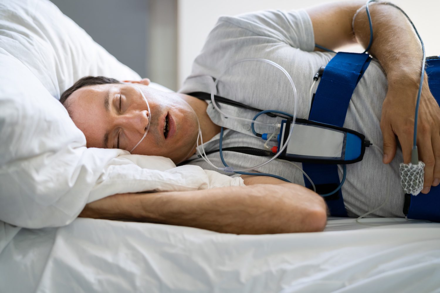 Ambulatory home sleep study